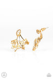Deco Dynamite - Gold Post Earrings - Paparazzi Accessories Post Earrings Bedazzle Me Pretty Mobile Fashion Boutique