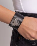 Decorated Debut - Black Bracelet - Paparazzi Accessories Bracelet Bedazzle Me Pretty Mobile Fashion Boutique