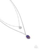 Dedicated Diva - Purple Necklace - Paparazzi Accessories Necklace Bedazzle Me Pretty Mobile Fashion Boutique