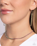 Dedicated Duo - Green Necklace - Paparazzi Accessories Necklace Bedazzle Me Pretty Mobile Fashion Boutique