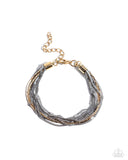 Delicate Darling - Multi Bracelet - Paparazzi Accessories Bracelet Bedazzle Me Pretty Mobile Fashion Boutique