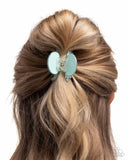 Delicate Demeanor - Multi Hair Clip - Paparazzi Accessories Hair Clip Bedazzle Me Pretty Mobile Fashion Boutique