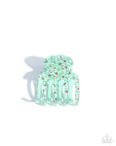 Delicate Demeanor - Multi Hair Clip - Paparazzi Accessories Hair Clip Bedazzle Me Pretty Mobile Fashion Boutique