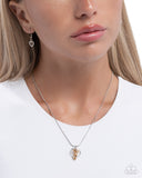 Delightful Dog - Silver Necklace - Paparazzi Accessories Necklace Bedazzle Me Pretty Mobile Fashion Boutique