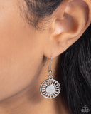 Desert Décor - Silver Necklace - Paparazzi Accessories Necklace Bedazzle Me Pretty Mobile Fashion Boutique