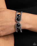 Desert Myth - Black Bracelet - Paparazzi Accessories Bracelet Bedazzle Me Pretty Mobile Fashion Boutique