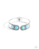 Desert Myth - Blue Bracelet - Paparazzi Accessories Bracelet Bedazzle Me Pretty Mobile Fashion Boutique