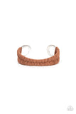 Desert Odyssey - Brown Bracelet - Paparazzi Accessories Bracelet Bedazzle Me Pretty Mobile Fashion Boutique