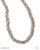 Distinguished Dominance - Multi Necklace - Paparazzi Accessories Necklace Bedazzle Me Pretty Mobile Fashion Boutique