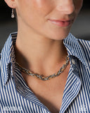 Distinguished Dominance - Multi Necklace - Paparazzi Accessories Necklace Bedazzle Me Pretty Mobile Fashion Boutique