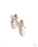 DIY Dazzle - Gold Post Earrings - Paparazzi Accessories Post Earrings Bedazzle Me Pretty Mobile Fashion Boutique