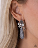 DIY Dazzle - Silver Post Earrings - Paparazzi Accessories Post Earrings Bedazzle Me Pretty Mobile Fashion Boutique