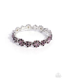 Done and Dusted - Purple Bracelet - Paparazzi Accessories Bracelet Bedazzle Me Pretty Mobile Fashion Boutique