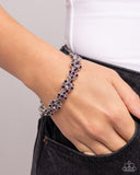 Done and Dusted - Purple Bracelet - Paparazzi Accessories Bracelet Bedazzle Me Pretty Mobile Fashion Boutique