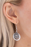 Dragonfly Design - Silver Necklace - Paparazzi Accessories Necklace Bedazzle Me Pretty Mobile Fashion Boutique