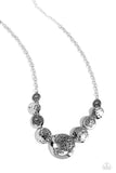 Dragonfly Design - Silver Necklace - Paparazzi Accessories Necklace Bedazzle Me Pretty Mobile Fashion Boutique
