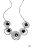 Dramatic Darling - Black Necklace - Paparazzi Accessories Necklace Bedazzle Me Pretty Mobile Fashion Boutique