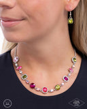 Dramatic Debut - Multi Necklace - Paparazzi Accessories Necklace Bedazzle Me Pretty Mobile Fashion Boutique