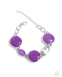 Dreamscape Dazzle - Purple Bracelet - Paparazzi Accessories Bracelet Bedazzle Me Pretty Mobile Fashion Boutique