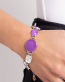 Dreamscape Dazzle - Purple Bracelet - Paparazzi Accessories Bracelet Bedazzle Me Pretty Mobile Fashion Boutique