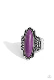 Dreamy Desertscape - Purple Ring - Paparazzi Accessories Ring Bedazzle Me Pretty Mobile Fashion Boutique