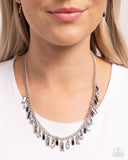 Dripping in Drama - Black Necklace - Paparazzi Accessories Necklace Bedazzle Me Pretty Mobile Fashion Boutique