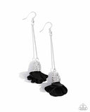 Drop Dead Dazzle - Black Earrings - Paparazzi Accessories Earrings Bedazzle Me Pretty Mobile Fashion Boutique