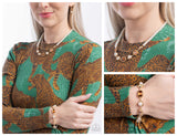 Dumbfounding Decadence - Brown Complete Look  - Paparazzi Accessories Bedazzle Me Pretty Mobile Fashion Boutique