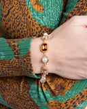 Dumbfounding Decadence - Brown Complete Look  - Paparazzi Accessories Bedazzle Me Pretty Mobile Fashion Boutique
