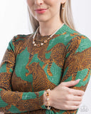Dumbfounding Decadence - Brown Complete Look  - Paparazzi Accessories Bedazzle Me Pretty Mobile Fashion Boutique
