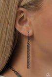 Dynamic Default - Black Necklace - Paparazzi Accessories Necklace Bedazzle Me Pretty Mobile Fashion Boutique