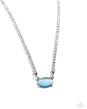 Dynamic Delicacy - Blue Necklace - Paparazzi Accessories Necklace Bedazzle Me Pretty Mobile Fashion Boutique