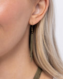 Eager Elegance - Brass Necklace - Paparazzi Accessories Necklace Bedazzle Me Pretty Mobile Fashion Boutique