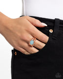 Earthy Embellishment - Copper Ring - Paparazzi Accessories Ring Bedazzle Me Pretty Mobile Fashion Boutique