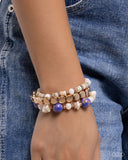 Earthy Entertainer - Purple Bracelet - Paparazzi Accessories Bracelet Bedazzle Me Pretty Mobile Fashion Boutique