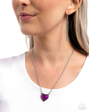 Earthy Eternity - Purple Necklace - Paparazzi Accessories Necklace Bedazzle Me Pretty Mobile Fashion Boutique