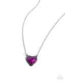 Earthy Eternity - Purple Necklace - Paparazzi Accessories Necklace Bedazzle Me Pretty Mobile Fashion Boutique