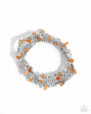 Earthy Expertise - Orange Complete Look  - Paparazzi Accessories Bedazzle Me Pretty Mobile Fashion Boutique