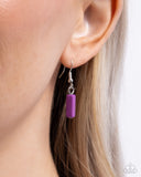 Earthy Extrovert - Purple Necklace - Paparazzi Accessories Necklace Bedazzle Me Pretty Mobile Fashion Boutique