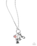 Easter Embrace - Orange Lanyard - Paparazzi Accessories Lanyard Bedazzle Me Pretty Mobile Fashion Boutique