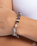 Eclectic Ease - Silver Bracelet - Paparazzi Accessories Bracelet Bedazzle Me Pretty Mobile Fashion Boutique