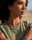 Eclectic Effort - Brass Necklace - Paparazzi Accessories Necklace Bedazzle Me Pretty Mobile Fashion Boutique