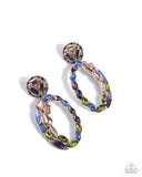 Eclectic Elevation - Multi Post Earrings - Paparazzi Accessories Post Earrings Bedazzle Me Pretty Mobile Fashion Boutique