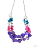 Eclectic Example - Purple Necklace - Paparazzi Accessories Necklace Bedazzle Me Pretty Mobile Fashion Boutique