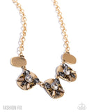 Edgy Extravagance - Multi Necklace - Paparazzi Accessories Necklace Bedazzle Me Pretty Mobile Fashion Boutique