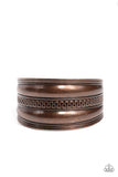 Egyptian Essence - Copper Bracelet - Paparazzi Accessories Bracelet Bedazzle Me Pretty Mobile Fashion Boutique
