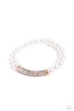 Elegance Embodied - Gold Bracelet - Paparazzi Accessories Bracelet Bedazzle Me Pretty Mobile Fashion Boutique