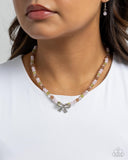Elegant Empress - Pink Necklace - Paparazzi Accessories Necklace Bedazzle Me Pretty Mobile Fashion Boutique