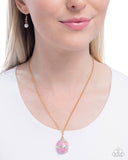 Elevated Easter - Gold Necklace - Paparazzi Accessories Necklace Bedazzle Me Pretty Mobile Fashion Boutique