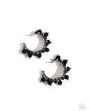 Elite Expense - Black Earrings - Paparazzi Accessories Earrings Bedazzle Me Pretty Mobile Fashion Boutique